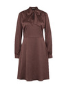Orsay Braunes knielanges Damenkleid ORSAY