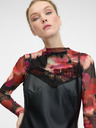 Orsay Schwarzes Damen-Midi-Kleid aus Lederimitat ORSAY