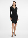 Orsay Schwarzes knielanges Damenkleid ORSAY