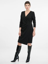 Orsay Schwarzes knielanges Damenkleid ORSAY