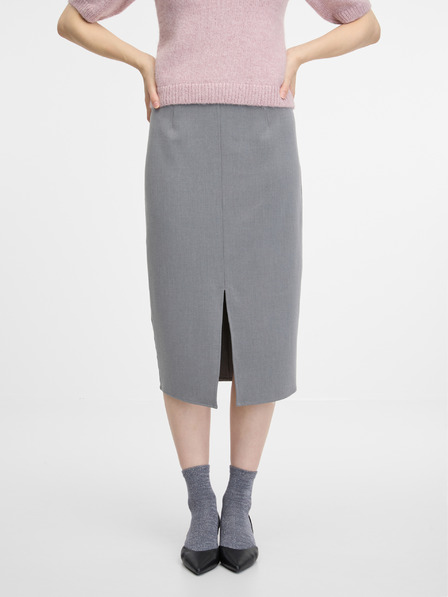 Orsay Grauer Damen-Bleistift-Midirock ORSAY