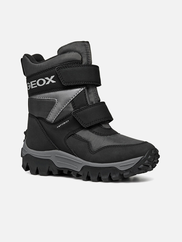Geox Schwarze Jungen-Stiefeletten Geox Himalaya B ABX