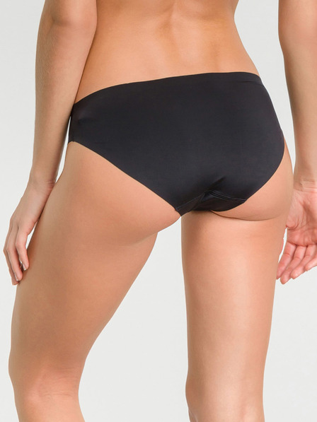 DIM Schwarz Damen Dim INVISIFREE SLIP Höschen