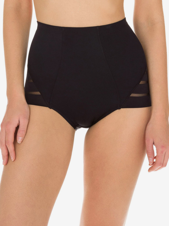 DIM Schwarzer Damen-High Waist Shaping Slip Dim DIAMS CONTROL