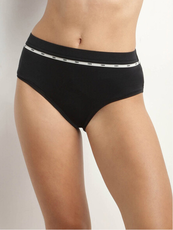 DIM Schwarzes Damenhöschen Dim Icons Highwaist Panties