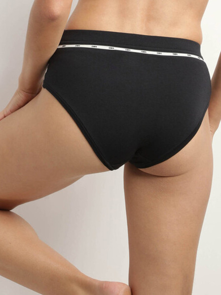 DIM Schwarzes Damenhöschen Dim Icons Highwaist Panties