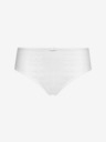 DIM Weißes gemustertes Damenhöschen Dim GENEROUS DOTTY BRIEF