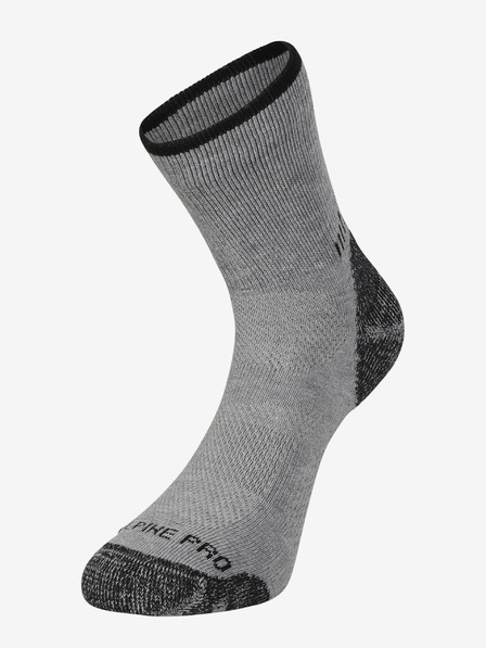 ALPINE PRO Sportsocken mit antibakterieller Behandlung ALPINE PRO KEROWE grau