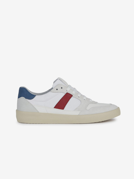 Geox Graue und weiße Herren Geox Affile Sneakers