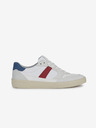 Geox Graue und weiße Herren Geox Affile Sneakers