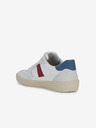 Geox Graue und weiße Herren Geox Affile Sneakers