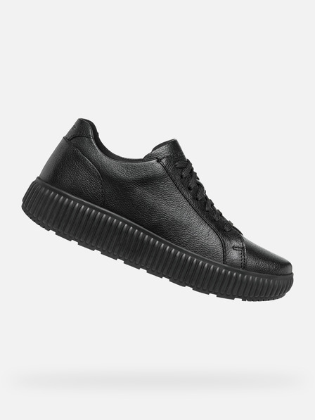 Geox Schwarz Damen Geox Graisy Turnschuhe