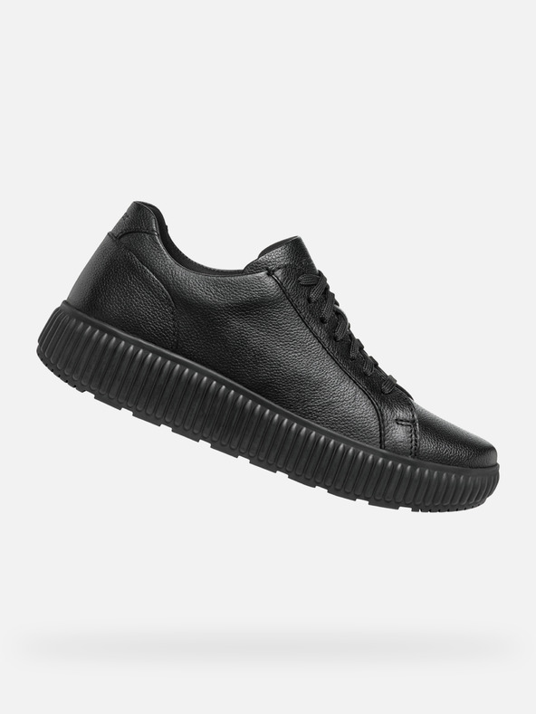 Geox Schwarz Damen Geox Graisy Turnschuhe