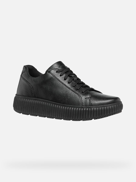Geox Schwarz Damen Geox Graisy Turnschuhe