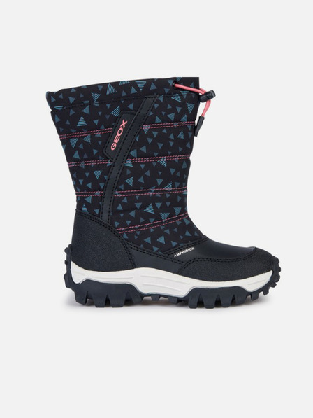 Geox Schwarze Mädchen-Winterschuhe Geox Himalaya B Ab