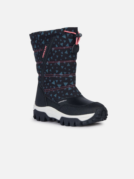 Geox Schwarze Mädchen-Winterschuhe Geox Himalaya B Ab