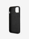 Guess Guess PU 4G Metall-Logo-Rückseite für iPhone 15 Grau