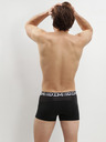 DIM Zweier-Set Herren-Boxershorts in Grau und Schwarz Dim COTTON 3D FLEX AIR BOXER