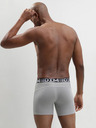 DIM Zweier-Set Herren-Sport-Boxershorts in Grau und Schwarz Dim 3D FLEX AIR LONG BOXER