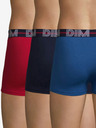 DIM Dreier-Set Herren-Boxershorts in rot und blau Dim POWERFUL BOXERS