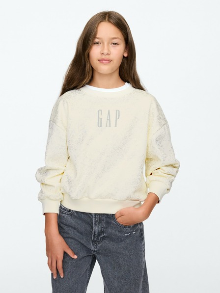 GAP Mädchen-Oversize-Sweatshirt mit Logo GAP