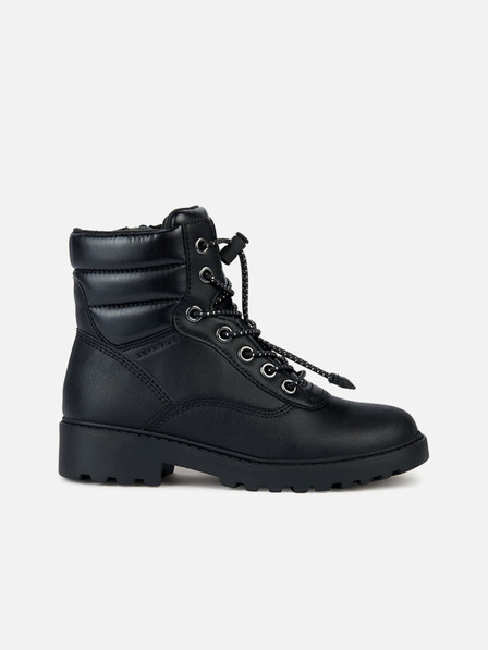 Geox Schwarze Mädchen-Stiefeletten Geox Casey B ABX