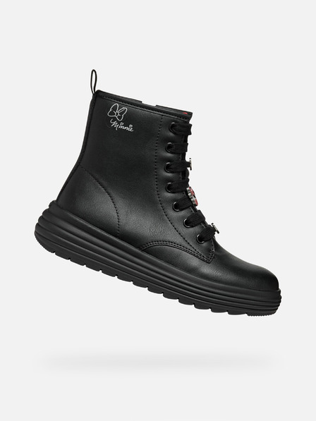 Geox Schwarze Girls-Stiefeletten Geox Phaolae