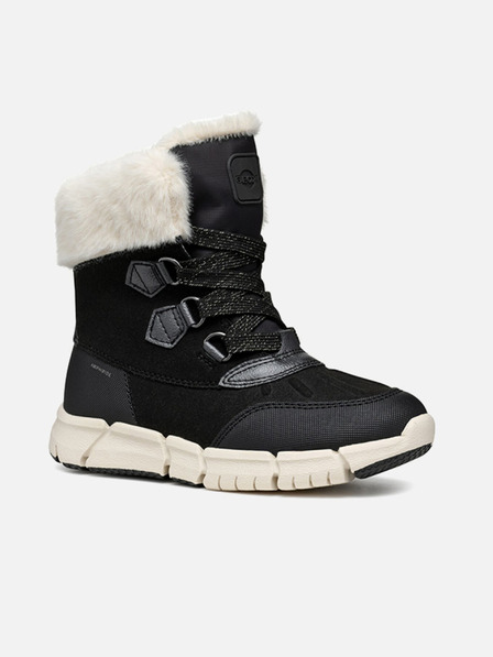 Geox Schwarze Geox Flexiper B AB Stiefeletten für Mädchen