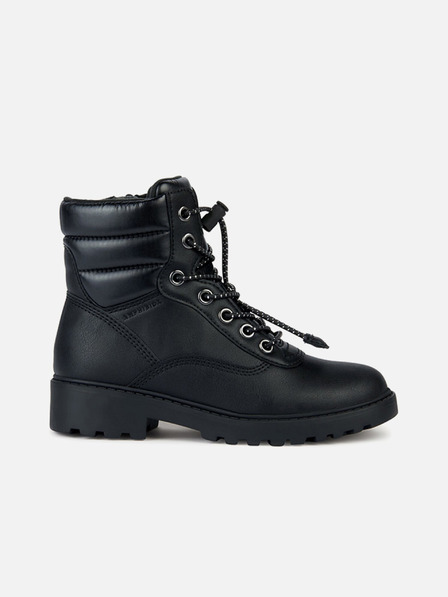 Geox Schwarze Mädchen-Stiefeletten Geox Casey B ABX