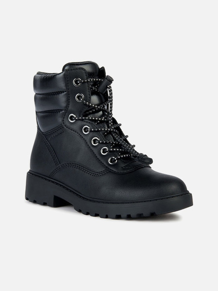 Geox Schwarze Mädchen-Stiefeletten Geox Casey B ABX