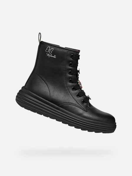 Geox Schwarze Girls-Stiefeletten Geox Phaolae
