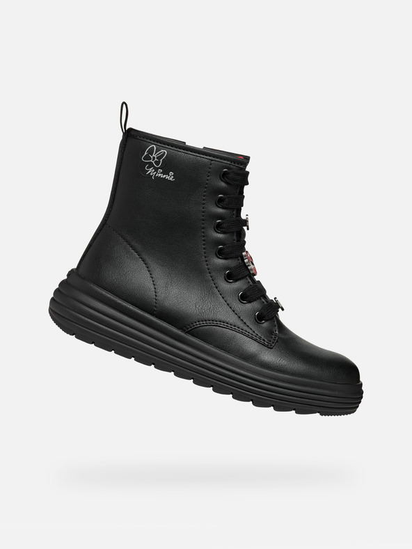 Geox Schwarze Girls-Stiefeletten Geox Phaolae