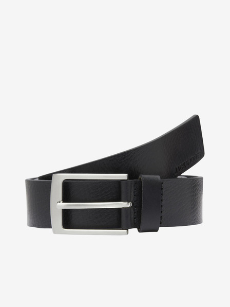 Jack & Jones Schwarzer Herren Ledergürtel Jack & Jones Stockholm