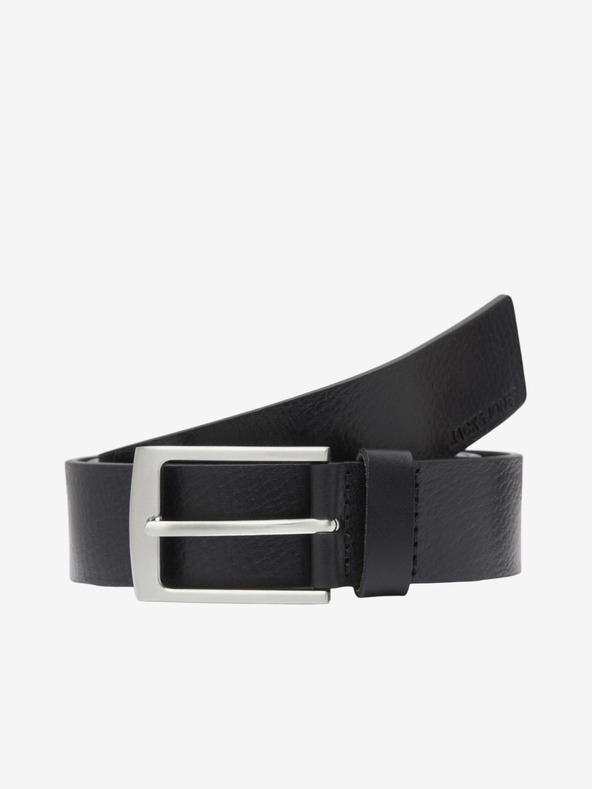 Jack & Jones Schwarzer Herren Ledergürtel Jack & Jones Stockholm
