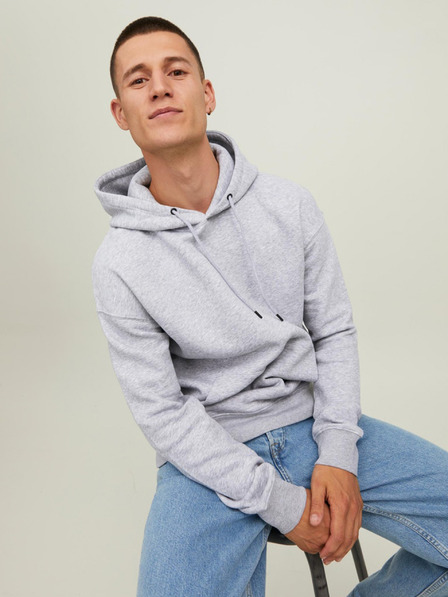 Jack & Jones Hellgrau Herren Jack & Jones Star Kapuzenpullover