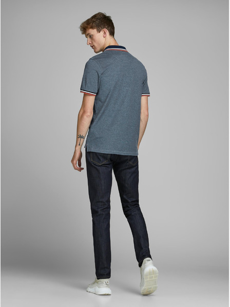 Jack & Jones Blaues Polohemd Jack & Jones Paulos