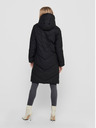 Jacqueline de Yong Schwarzer Damen-Winter-Steppmantel JDY
