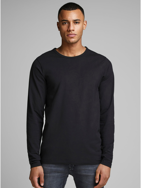 Jack & Jones Schwarzes Basic-T-Shirt für Herren von Jack & Jones