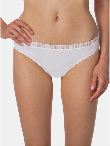 Bellinda Weißer Damen-Slip mit Spitzendetail Bellinda FANCY COTTON MINISLIP