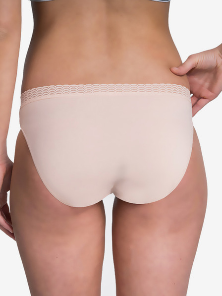Bellinda Damen-Body-Höschen mit Spitzendetail Bellinda FANCY COTTON MINISLIP