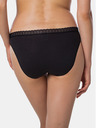 Bellinda Schwarzer Damen-Slip mit Spitzendetail Bellinda FANCY COTTON MINISLIP
