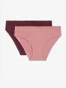 DIM Dim Body Touch Midi Slip Zweier-Set