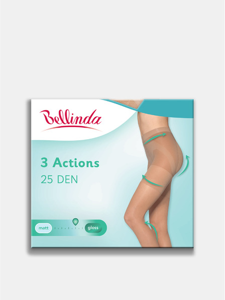 Bellinda Schwarze Bellinda Damen Shaping Strumpfhose 3ACTIONS 25 DEN