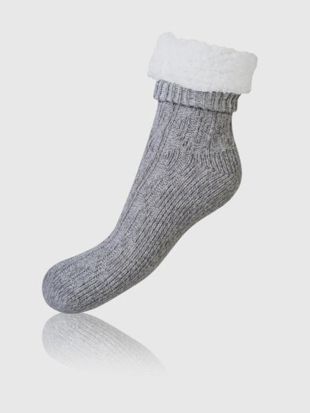 Bellinda Graue Damen Socken BELLINDA Extra Warm