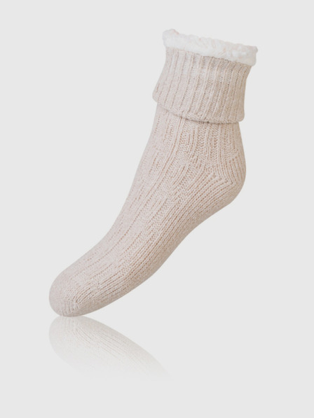 Bellinda Beige Damen Socken BELLINDA Extra Warm