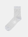 Bellinda Weiße gepunktete Damensocken aus Seide Bellinda TRENDY SOCKS