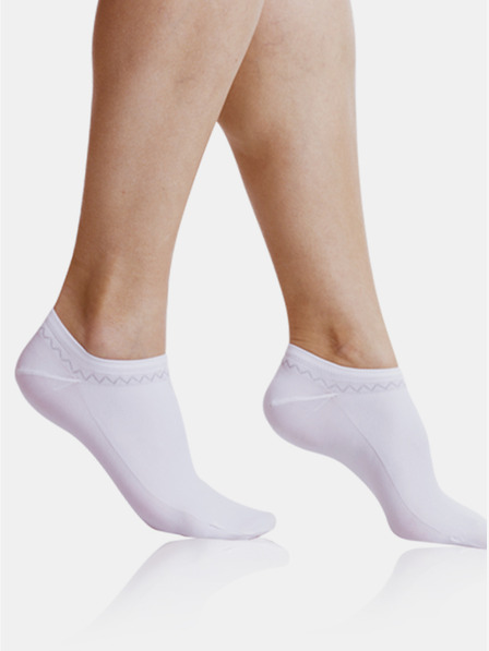 Bellinda Weiße Bellinda FINE IN-SCHUH-SOCKEN für Damen