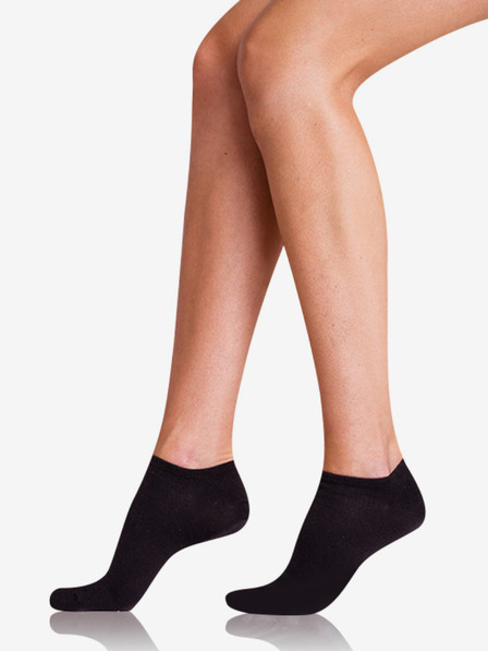 Bellinda Set mit zwei Damensocken in schwarz Bellinda COTTON IN-SHOE SOCKS 2x