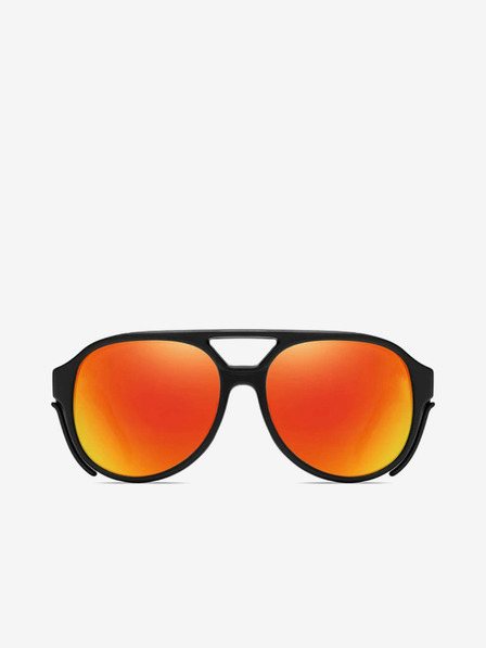 VEYREY Schwarze polarisierte Sport-Sonnenbrille VeyRey Fearless