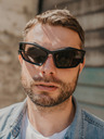 VEYREY VeyRey Unisex Futuristische Calictor Sonnenbrille Schwarz Universal
